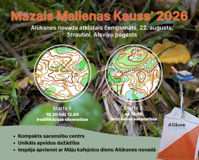 MAZAIS MALIENAS KAUSS - JAU 22.AUGUSTĀ!
